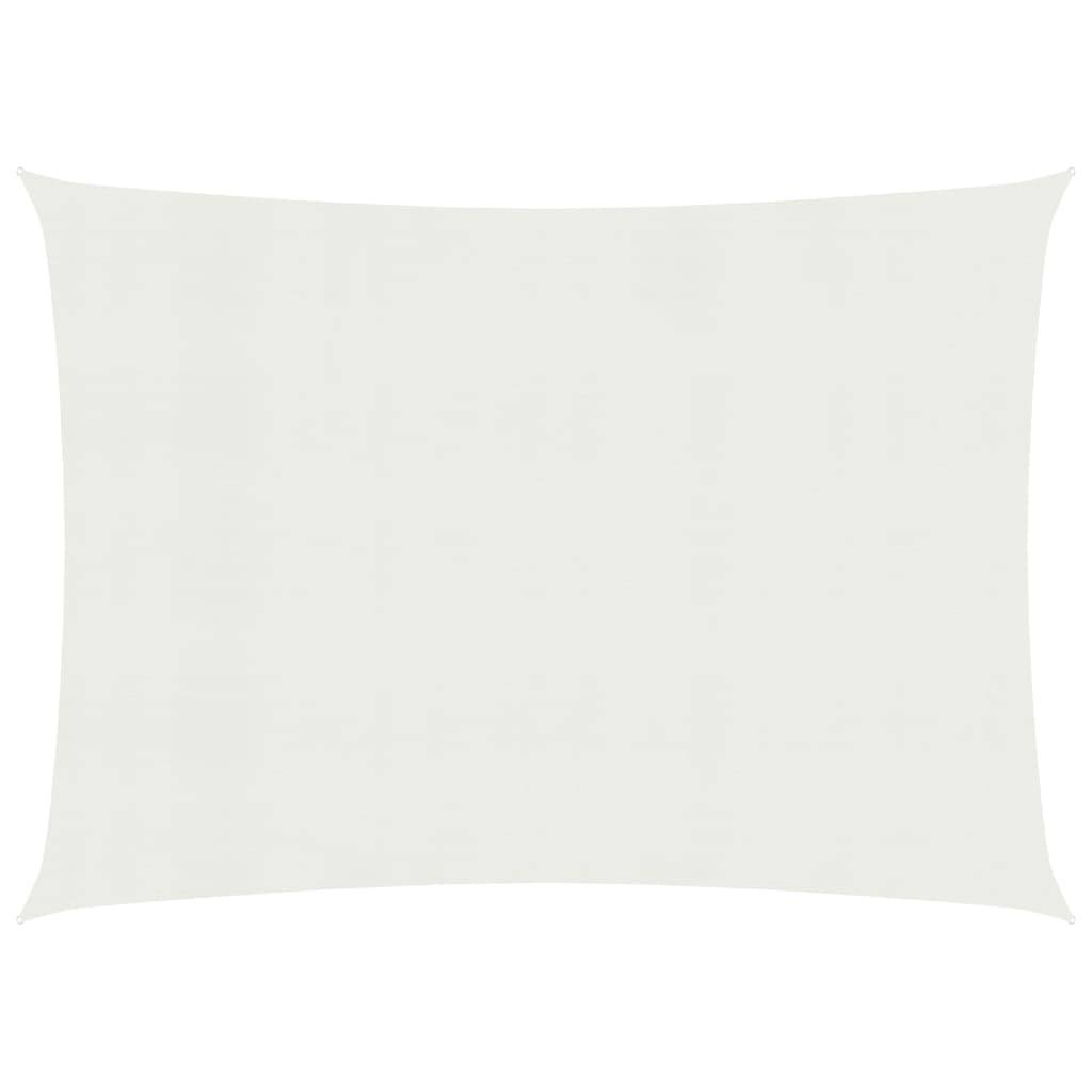 Helloshop26 - Voile toile d'ombrage parasol 160 g/m² blanc 4 x 5 m PEHD - Image 1