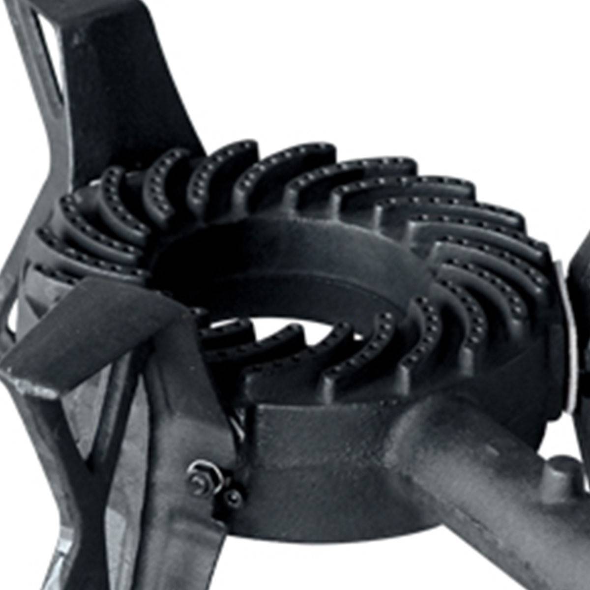 Rechaud gaz fonte véritable 7.5 kW 3 pieds Traiteur Réchaud portable Gaz Butane ou Propane Puissance réglable - Image 9