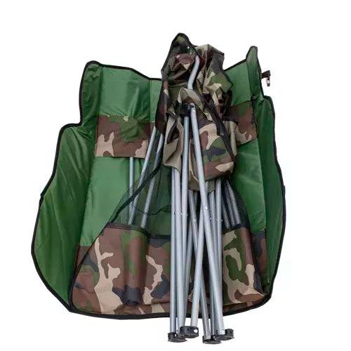 Importdistrib - Chaise de pêche camping camo avec toit pliable IMPORTDISTRIB - Image 6