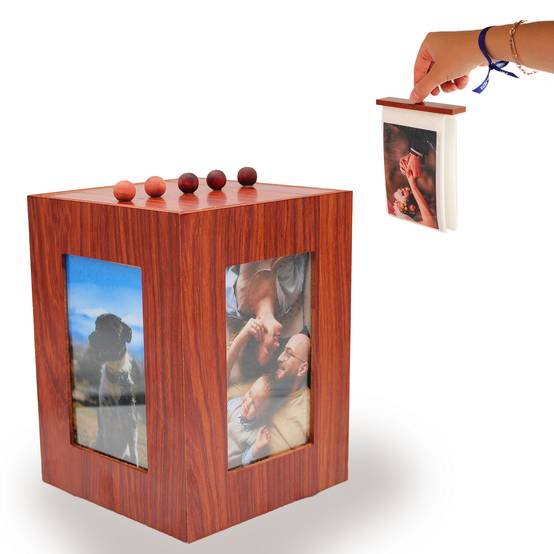 Porte photos 360 FISHTEC 100 photos Twist & Wood - Image 1
