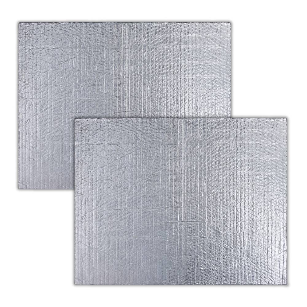 Plaque isolante mince pour isolation thermique 60 x 60 cm - Réflecteur de chaleur x2 - Image 1
