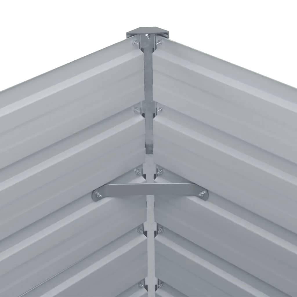 Prolenta Premium - Jardinière acier gris 160 x 80 x 45 cm - Prolenta premium p330.1 - Image 6