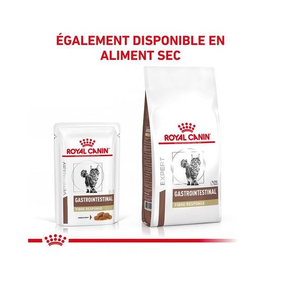 Royal Canin - Patée Royal Canin Chat - Gastrointestinal Fibre Response 12*85 g - Image 8