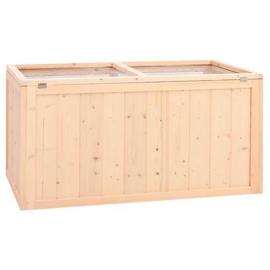 Grande cage à hamster en bois de sapin avec plateau 104x52x54 cm – ComfortXL Outdoor Living - Image 6