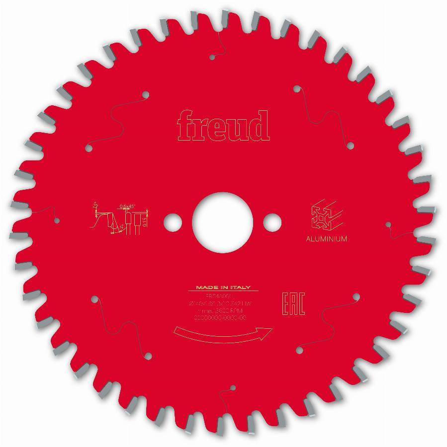 Lame scie circulaire portative filaire/sans fil FREUD - Ø140 1,8/1,3 AL20 Z42 TP -5° - F03FS09806 -FR04A001H