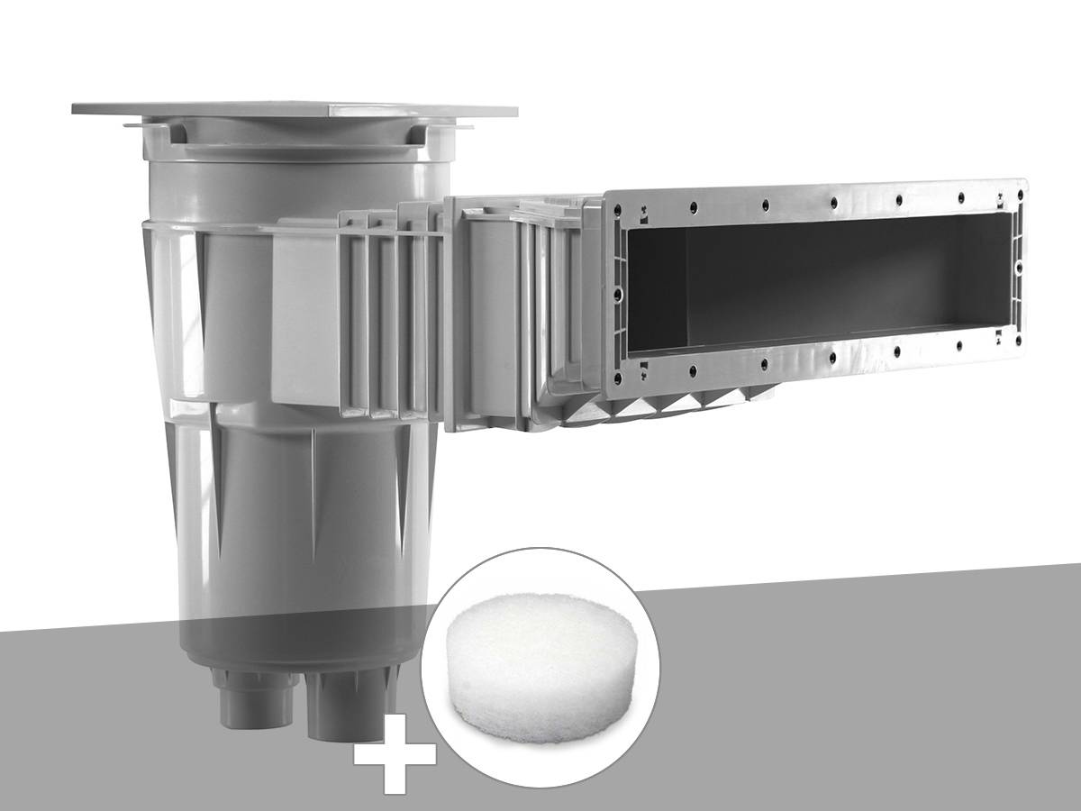 Hayward - Skimmer Hayward miroir grande meurtrière (liner) + Filtre pour paniers de skimmer PureFlow