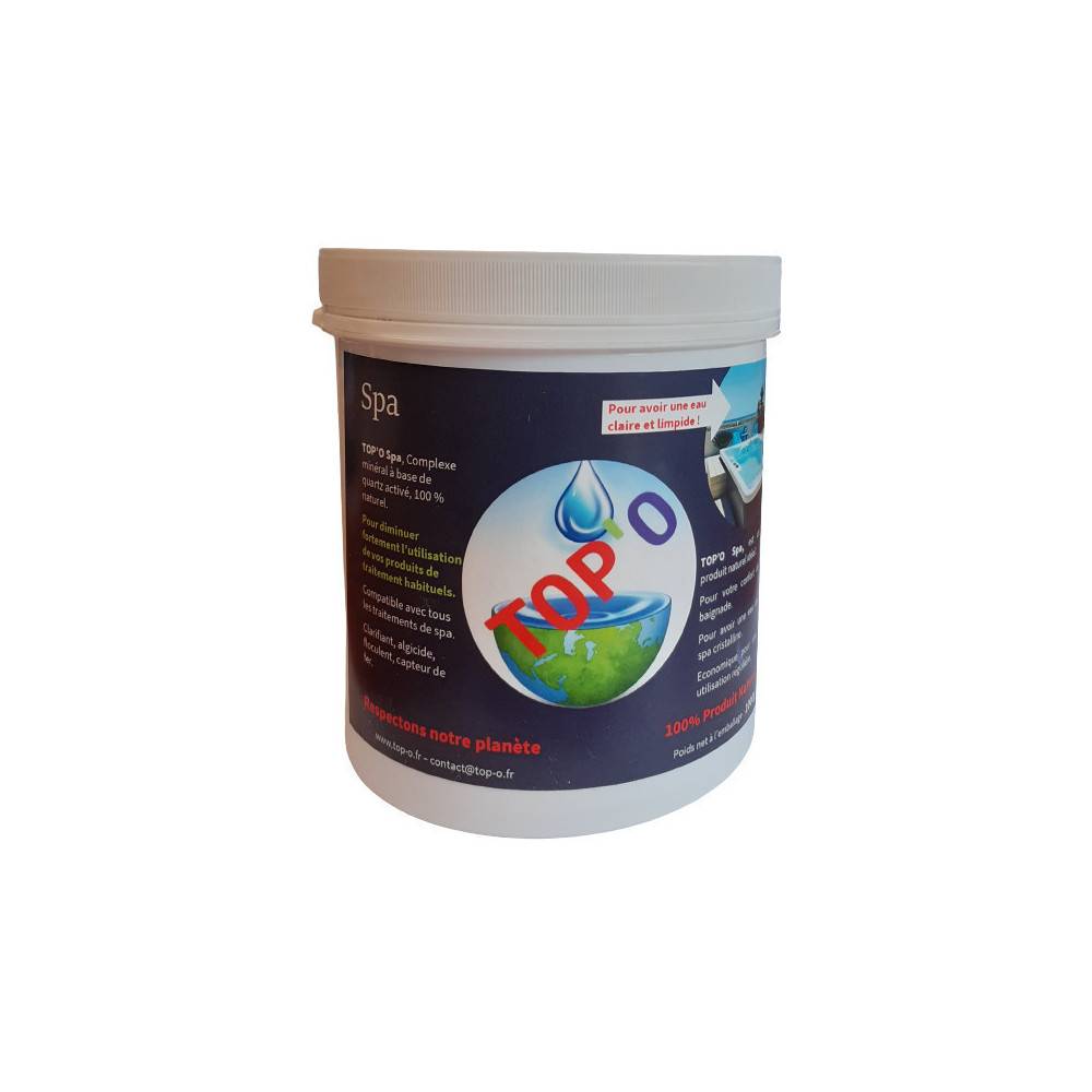 TOP'O - Clarifiant spa, algicide, floculent, capteur de fer 500g - Image 1