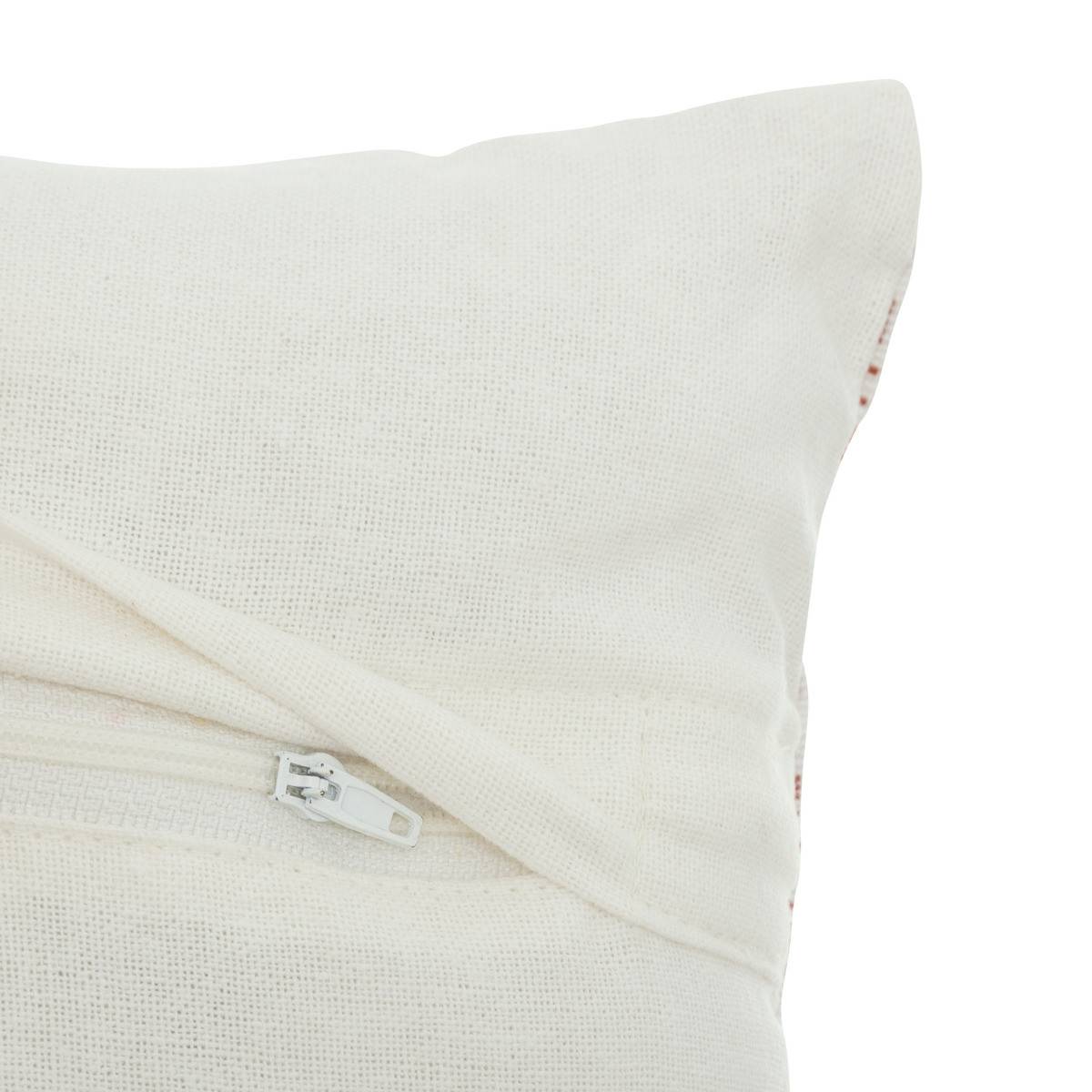 Coussin décoratif Terracotta Jacquard 38 x 38 cm - Image 3
