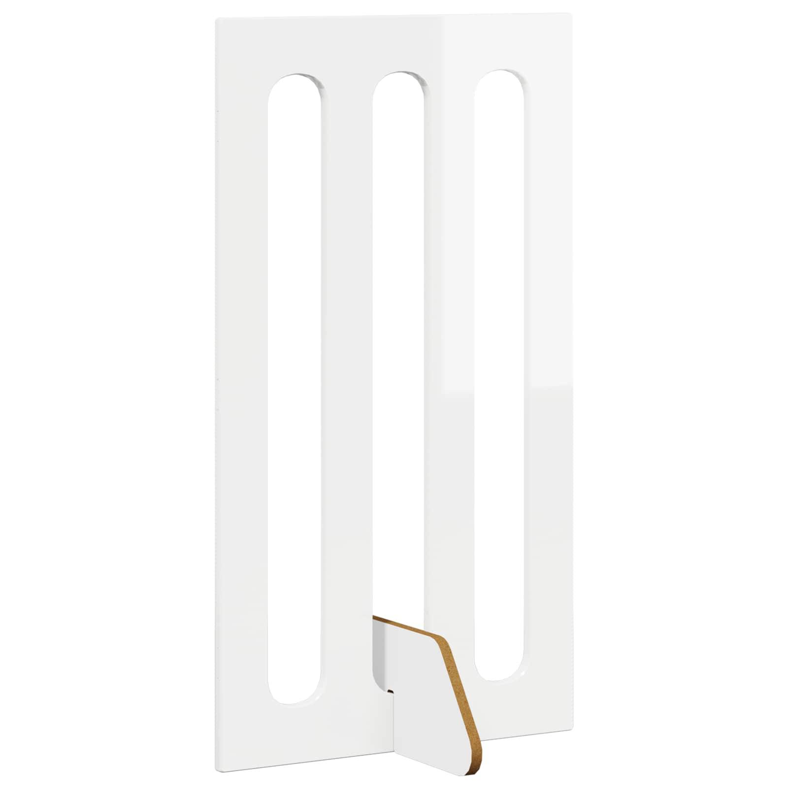 PANGIVO - Clôture pour animaux bois d'ingénierie blanc brillant 100.5 x 38 x 90 cm - PANGIVO - Image 4