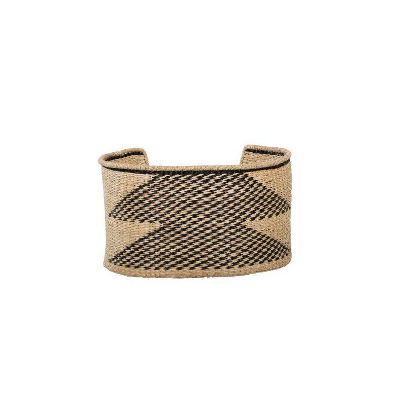 Panier ovale APOLLON pour chien et chat en jonc de mer coussin écru Beau Rivage - Image 5