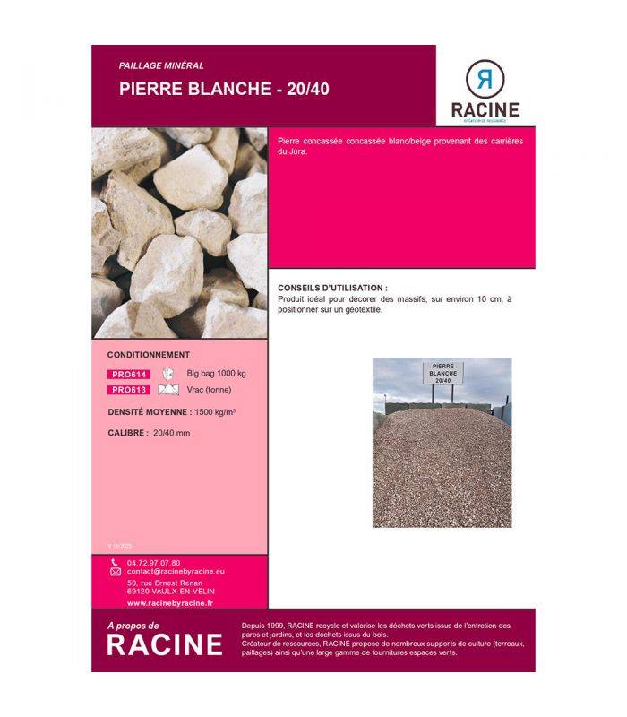 Pierre concassée pour fondation stable 1000kg RACINE PRO614 - Image 2