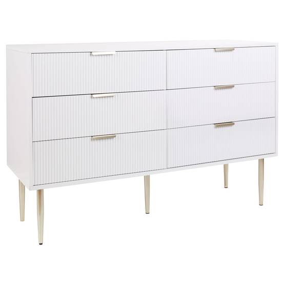 Beliani - Commode MDF Blanc SOHO - 120x40x78- Beliani - Image 2