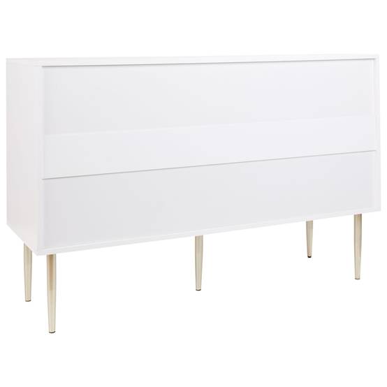 Beliani - Commode MDF Blanc SOHO - 120x40x78- Beliani - Image 6
