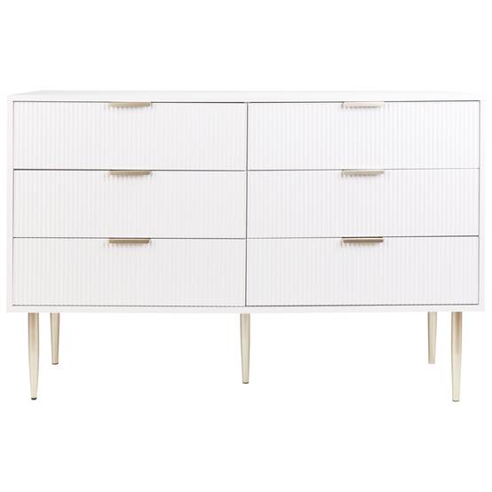 Beliani - Commode MDF Blanc SOHO - 120x40x78- Beliani - Image 5