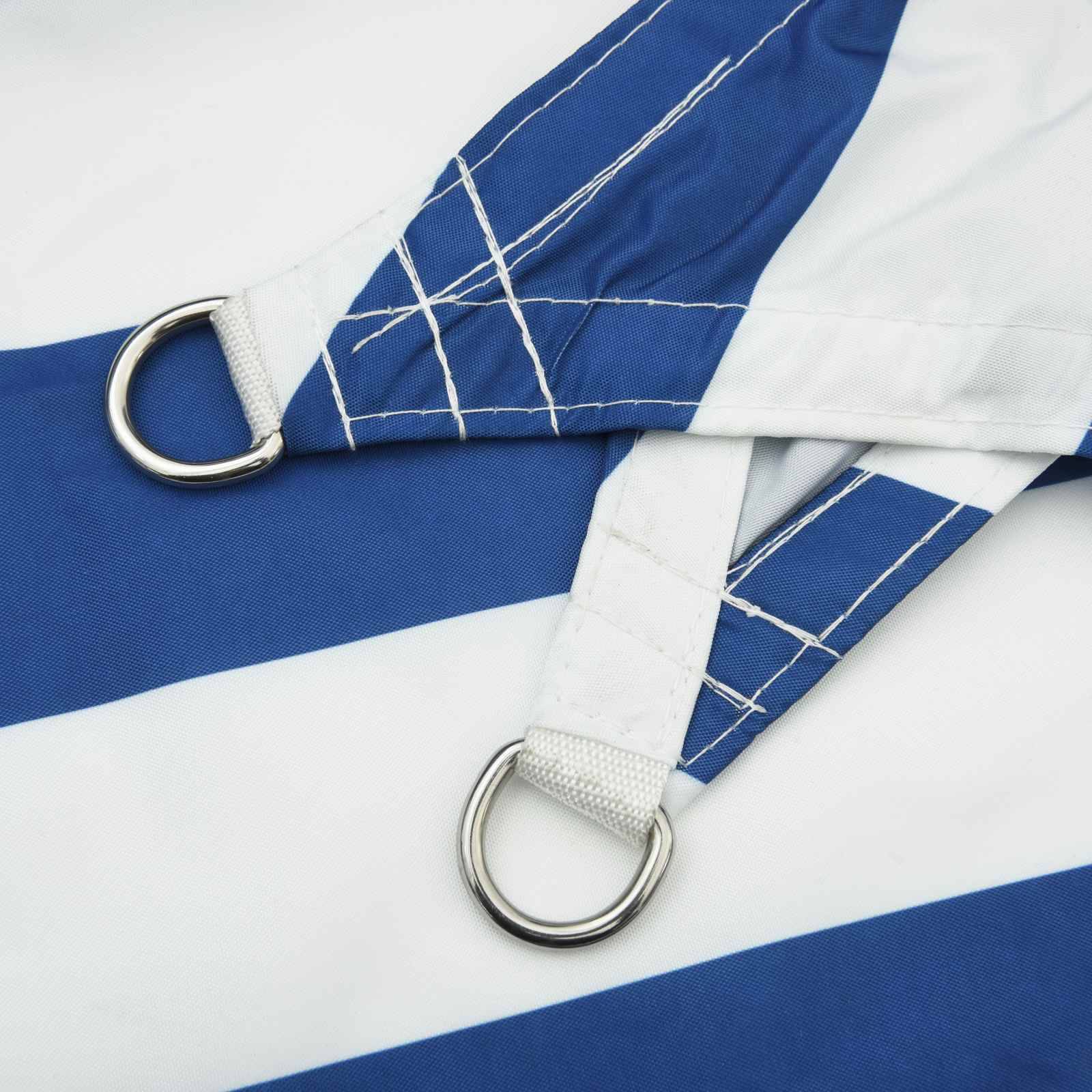 PANGIVO - Voile d'ombrage polyester oxford bleu et blanc 600 x 300 cm - PANGIVO - Image 4