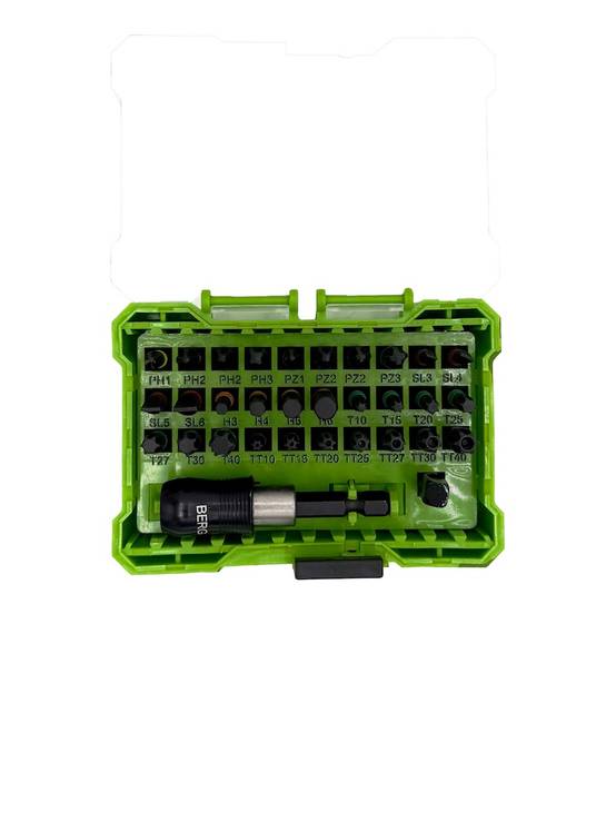 Berg - Coffret d’embouts de vissage 32 pièces avec porte-embout magnétique - 25 mm - Image 2