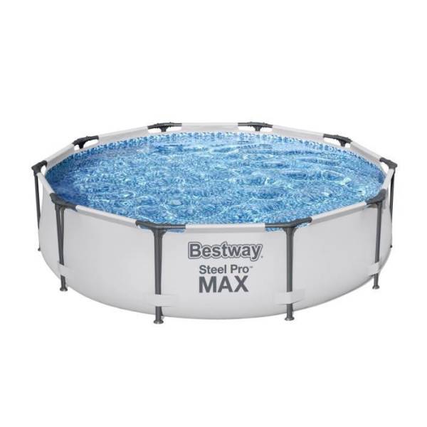 Bestway - Kit Piscine hors sol tubulaire BESTWAY Steel Pro Max™ - 305 x 76 cm - Ronde (Avec épurateur a cartouche et pompe de filtratio - Image 3
