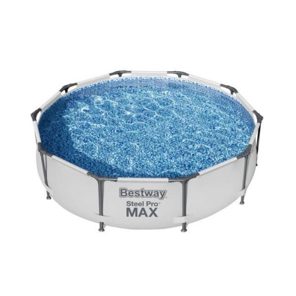 Bestway - Kit Piscine hors sol tubulaire BESTWAY Steel Pro Max™ - 305 x 76 cm - Ronde (Avec épurateur a cartouche et pompe de filtratio - Image 4