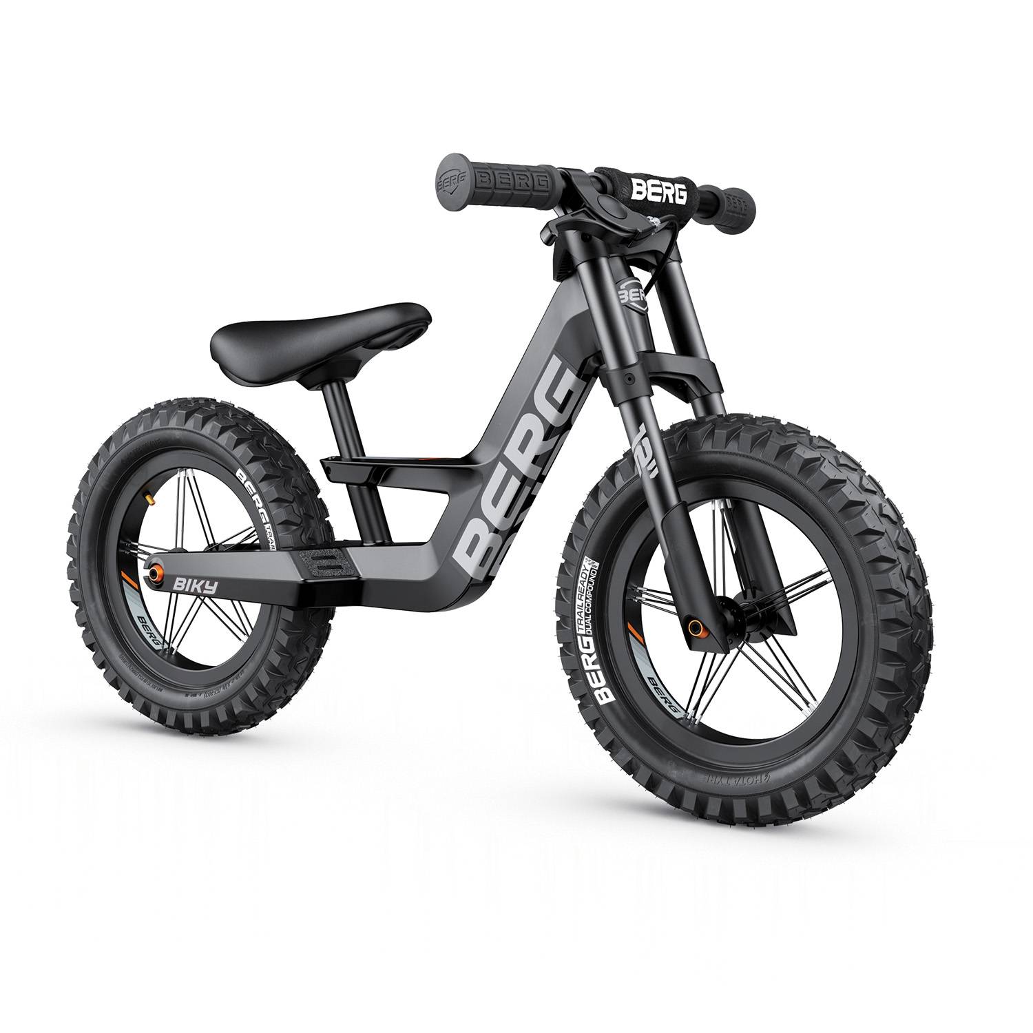 Berg - Vélo d'équilibre Biky Cross noir avec frein à mains 2-5 ans, BERG - Image 1