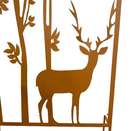 La Grande Prairie - Treillage Cerf arboré 60x10x140cm - Image 3