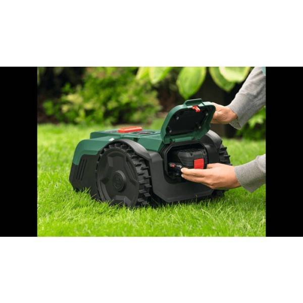 Bosch - Robot tondeuse autonome - Bosch - VISIMOW18V-100 - 06008E1002 - batterie 4Ah + chargeur - 18V - 16cm de coupe - Image 4