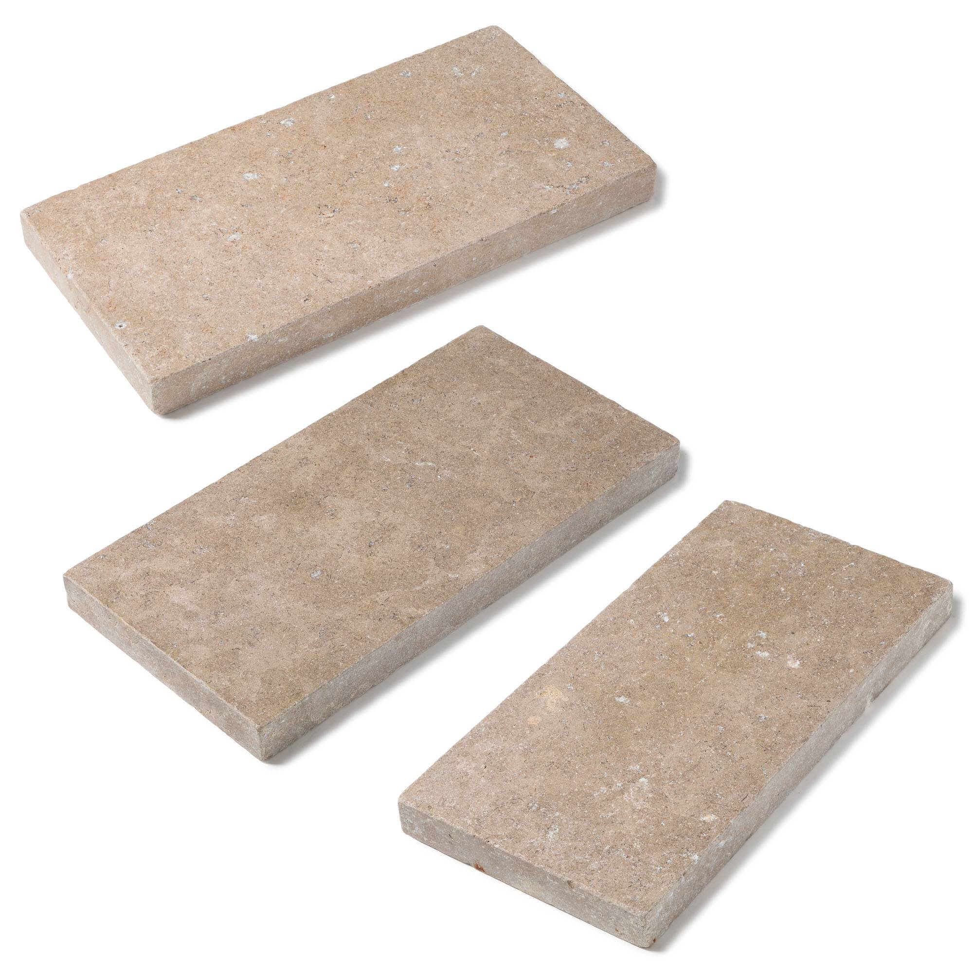 RO'MA Nature - Pas japonais Rectangle Pierre d'Egypte Beige 60x30x5 cm (à l'unité) - RO'MA NATURE - Image 4