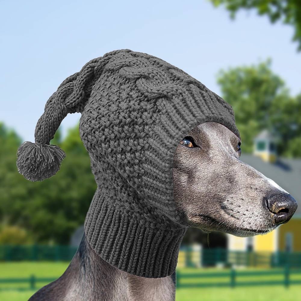 Bonnet tricoté pour chien s - IntiMeg - Image 3