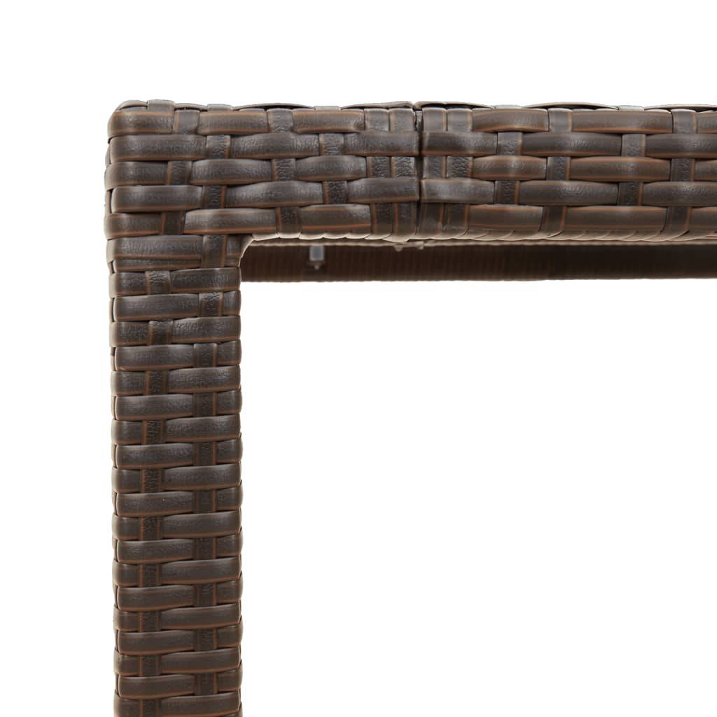 Table bois composite  Prolenta Naturel  90 X 90 X 75 cm  - P87211N - Image 9