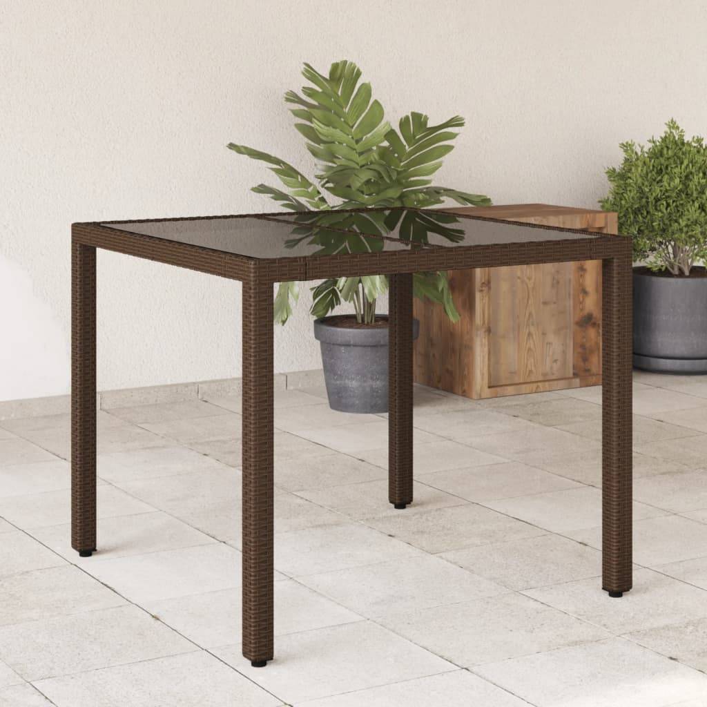 Table bois composite Prolenta Naturel 90 X 90 X 75 cm - P87211N - Image 1