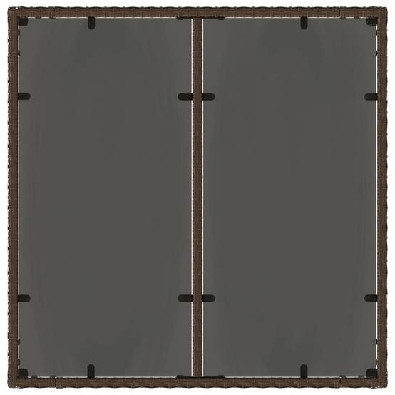 Table bois composite Prolenta Naturel 90 X 90 X 75 cm - P87211N - Image 7