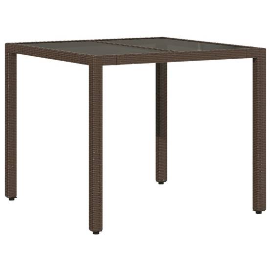 Table bois composite Prolenta Naturel 90 X 90 X 75 cm - P87211N - Image 2