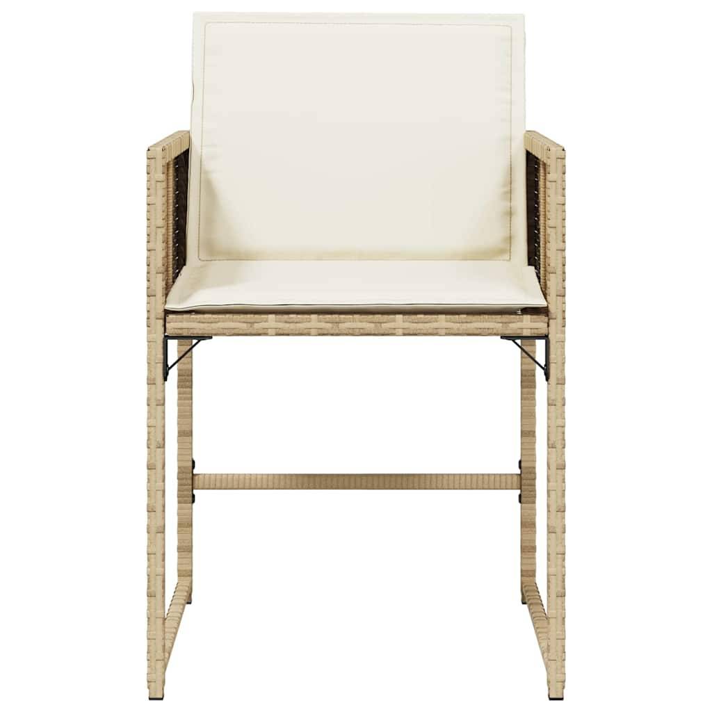 Prolenta Premium - Chaises de jardin rotin beige  50,5 x 54 x 79 cm  - Prolenta premium p3104.1 - Image 5