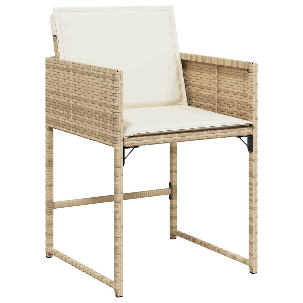 Prolenta Premium - Chaises de jardin rotin beige  50,5 x 54 x 79 cm  - Prolenta premium p3104.1 - Image 4