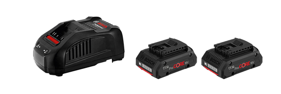 Bosch - Pack 2 batteries ProCore 18V 4.0 Ah - BOSCH - avec Chargeur GAL18V-40 - 1600A01BA3 - Image 1
