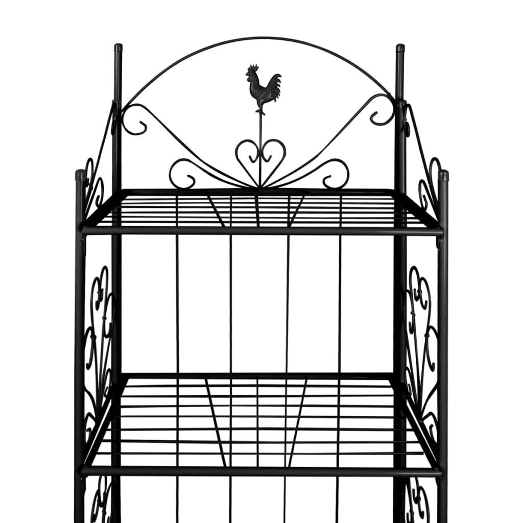 Vidaxl - Support pour plantes Carré Noir vidaXL 40780 - Image 4