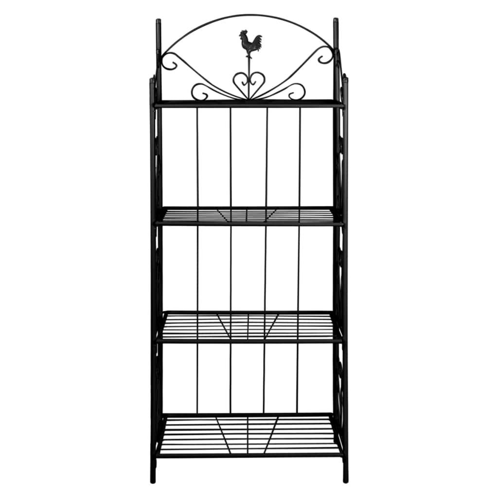 Vidaxl - Support pour plantes Carré Noir vidaXL 40780 - Image 6