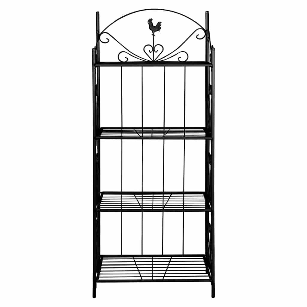 Vidaxl - Support pour plantes Carré Noir vidaXL 40780 - Image 2