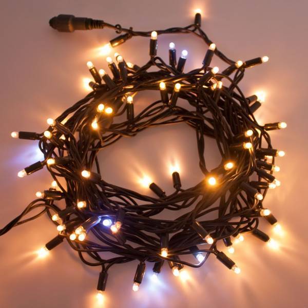Lotti - Guirlande lumineuse flash 10M 120 LED blanc chaud et blanc froid raccordable 230V IP67 Lotti - Image 1