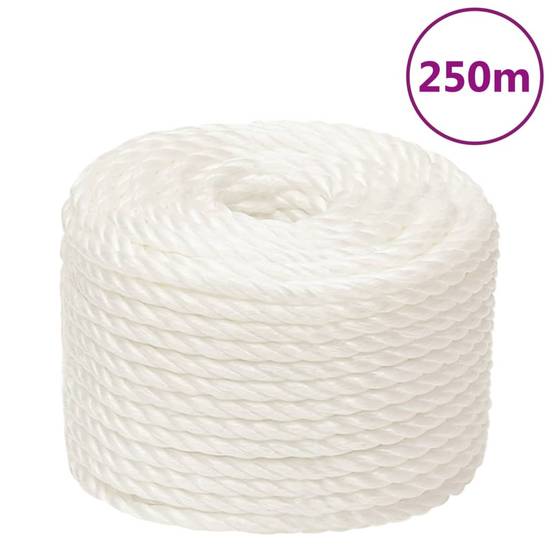 Corde de travail Blanc 12 mm 250 m polypropylène Maison Chic - Image 2
