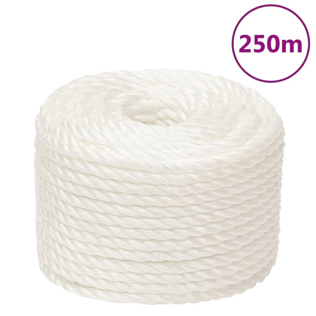 Corde de travail Blanc 12 mm 250 m polypropylène Maison Chic - Image 2