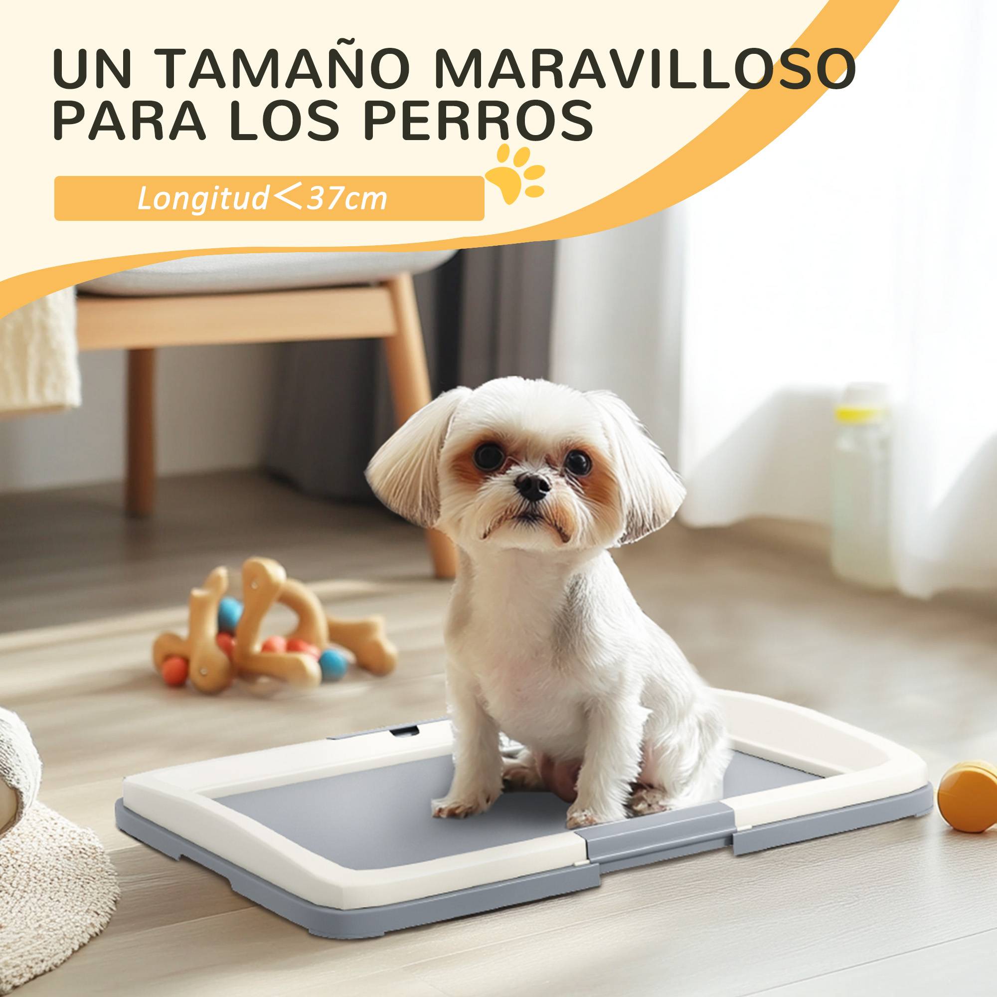 ComfortXL - Toilette pour chien PP gris 63x48,5x6 cm intérieur extérieur antidérapante - ComfortXL Outdoor Living - Image 8