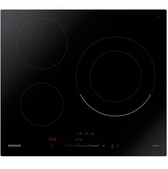 Table de cuisson à induction 60cm 3 feux 7200w noir NZ63R3727BK Samsung - Image 1