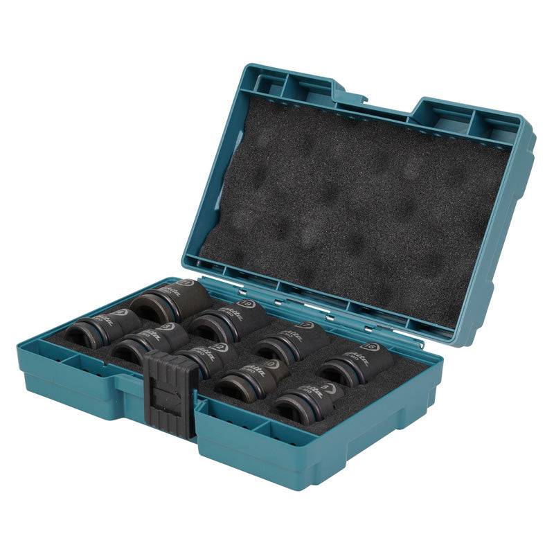 Coffret de 9 douilles carrée 1/2" IMPACT BLACK Makita E-16570 de 8 à 21mm Makita - Image 1