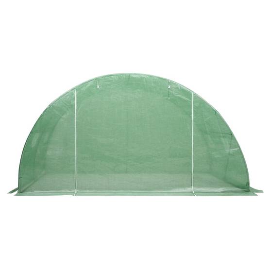 Serre tunnel maraîchère 24m² en acier galvanisé et bâche PE Vert 6x4m – ComfortXL Outdoor Living - Image 4