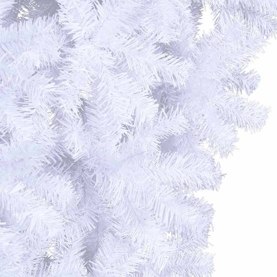 Maison Chic - Sapin de Noël | Arbre de Noël artificiel renversé avec support Blanc 210 cm Maison Chic - Image 4