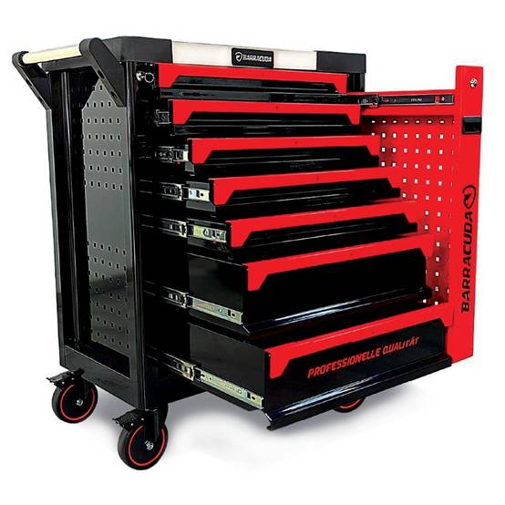 Servante d'atelier/ Chariot Barracuda Tools CUDA Max XXL 8 tiroirs 6 outillés, 4 roues, 2 freins, Chariot MECANICIEN, GARAGISTE - Image 5