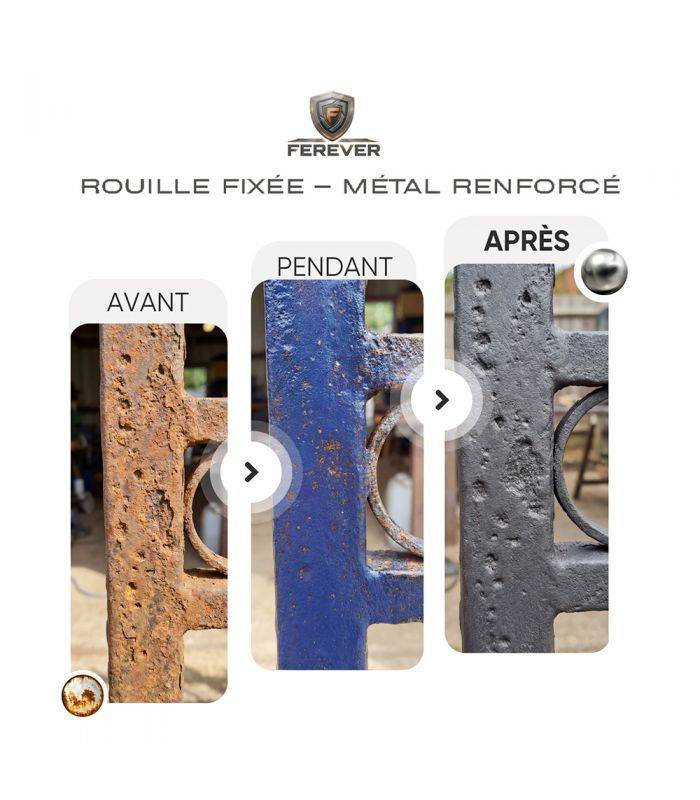 Convertisseur de rouille 0,5L longue durée, séchage rapide - FEREVER CV01 - Image 9