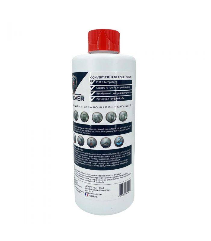 Convertisseur de rouille 0,5L longue durée, séchage rapide - FEREVER CV01 - Image 2