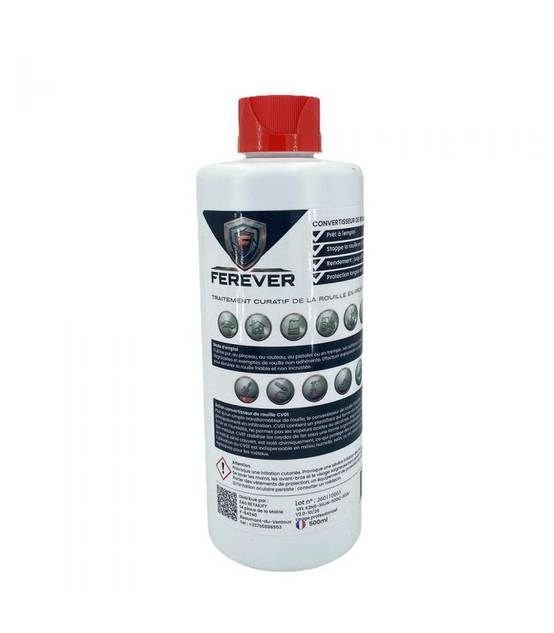 Convertisseur de rouille 0,5L longue durée, séchage rapide - FEREVER CV01 - Image 1
