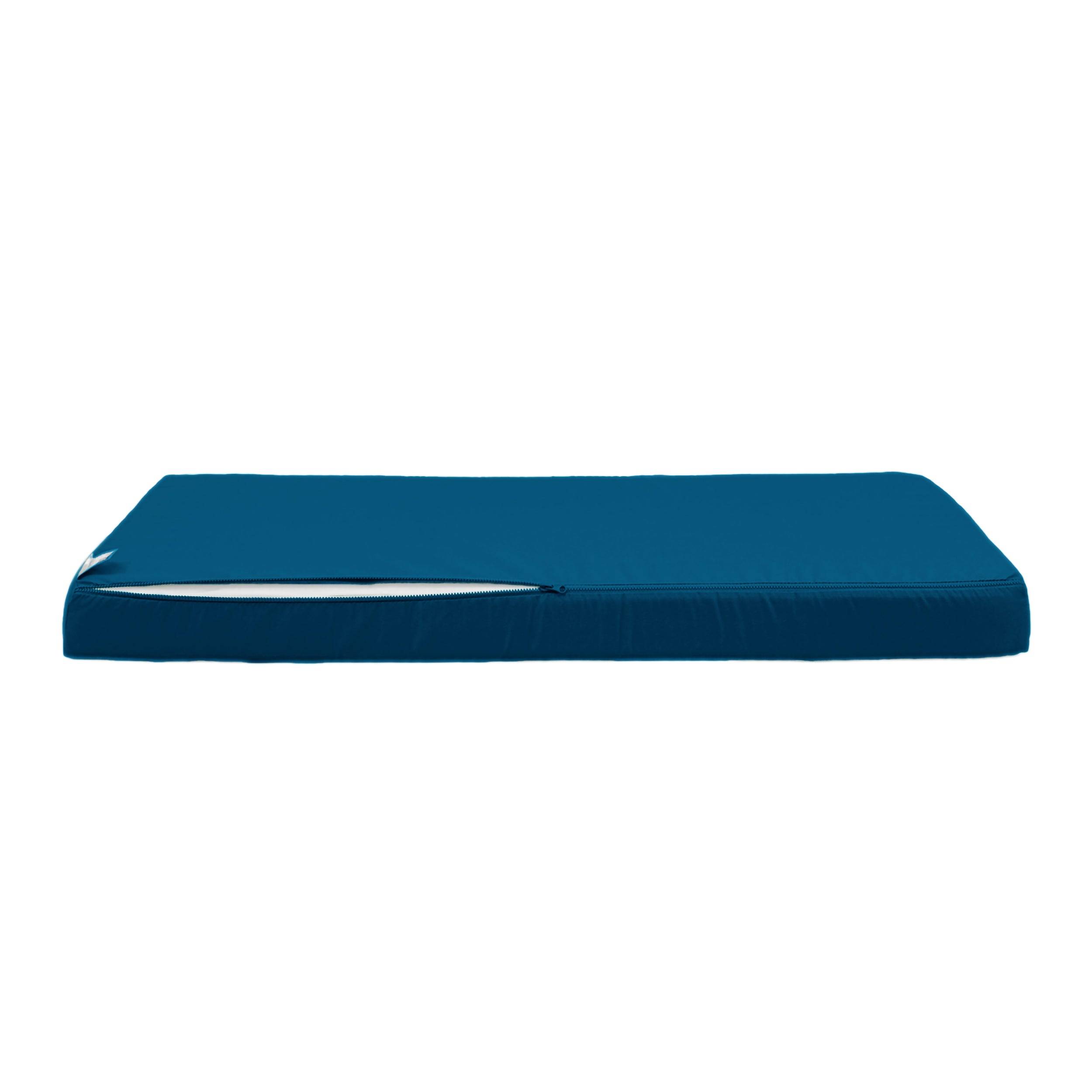 Coussins pour salon de jardin déhoussable 100x50cm Bleu pétrole - Déco arts - Image 6